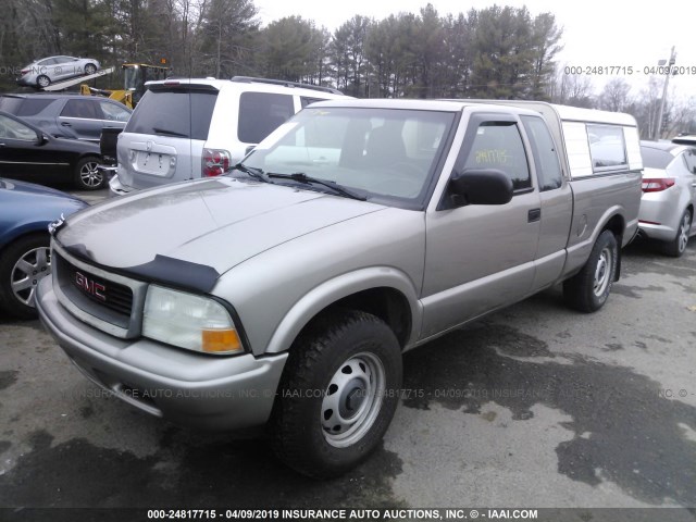 1GTDT19X638212258 - 2003 GMC SONOMA TAN photo 2