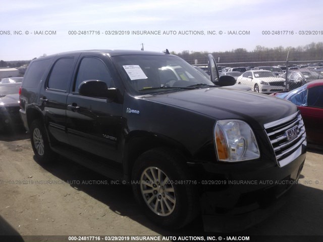 1GKS2FFJ3BR304898 - 2011 GMC YUKON HYBRID BLACK photo 1