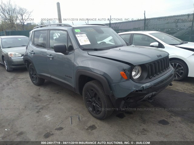 ZACCJBAB2JPH37878 - 2018 JEEP RENEGADE SPORT Մոխրագույն լուսանկար 1
