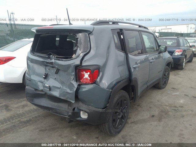 ZACCJBAB2JPH37878 - 2018 JEEP RENEGADE SPORT Մոխրագույն լուսանկար 4