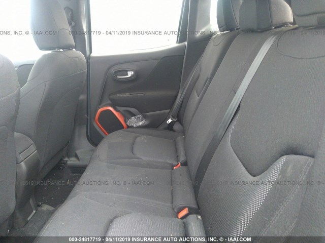 ZACCJBAB2JPH37878 - 2018 JEEP RENEGADE SPORT Մոխրագույն լուսանկար 8