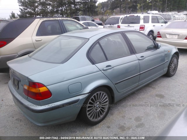 WBAEU33432PF71034 - 2002 BMW 325 XI GREEN photo 4