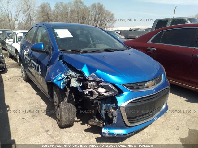 1G1JB5SH2H4134990 - 2017 CHEVROLET SONIC LS 蓝色 照片 1