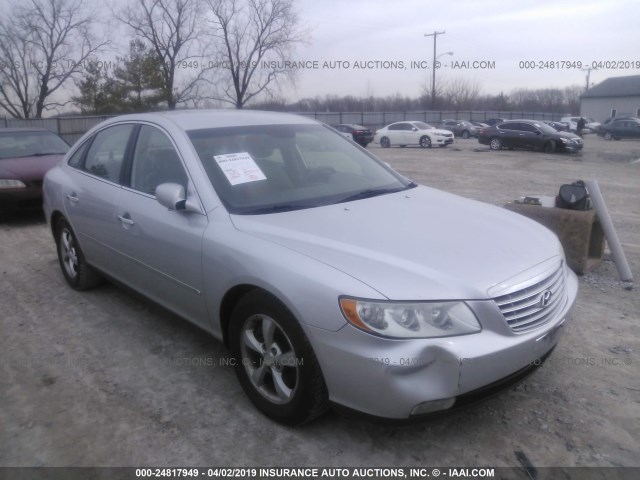 KMHFC46D77A181570 - 2007 HYUNDAI AZERA GLS SILVER photo 1