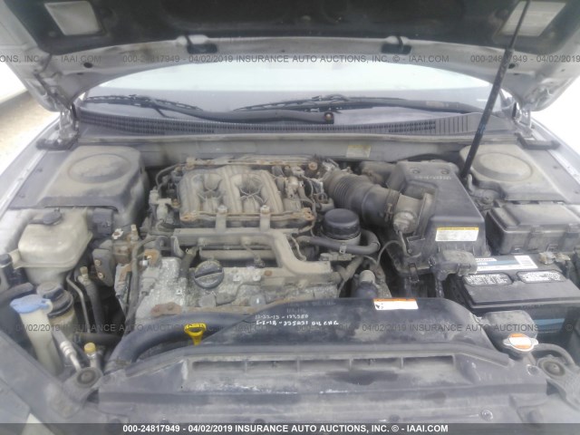 KMHFC46D77A181570 - 2007 HYUNDAI AZERA GLS SILVER photo 10