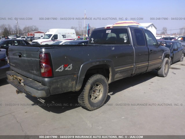 1GCGK29U1YE242966 - 2000 CHEVROLET SILVERADO K2500 GRAY photo 4