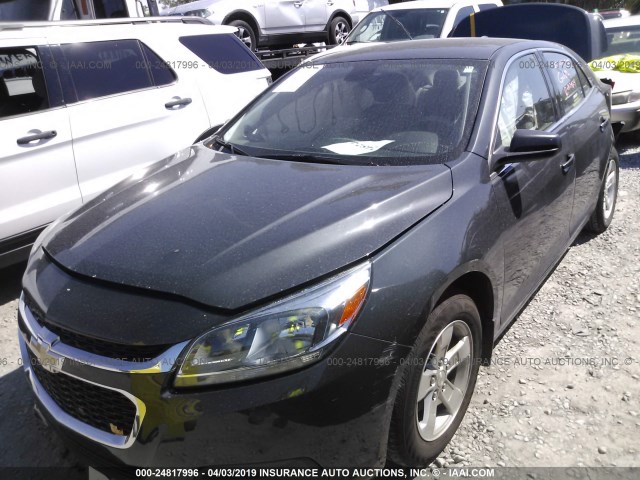 1G11B5SL9FF199910 - 2015 CHEVROLET MALIBU LS GRAY photo 2