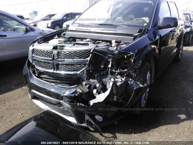 3C4PDDEG4HT615634 - 2017 DODGE JOURNEY GT BLACK photo 6