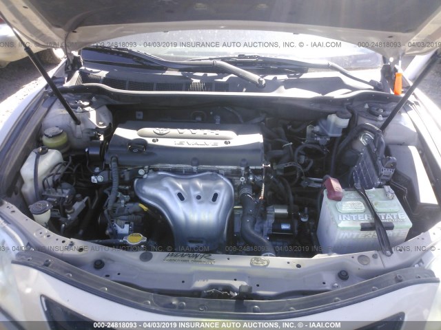 4T1BE46K27U526803 - 2007 TOYOTA CAMRY NEW GENERAT CE/LE/XLE/SE TAN photo 10