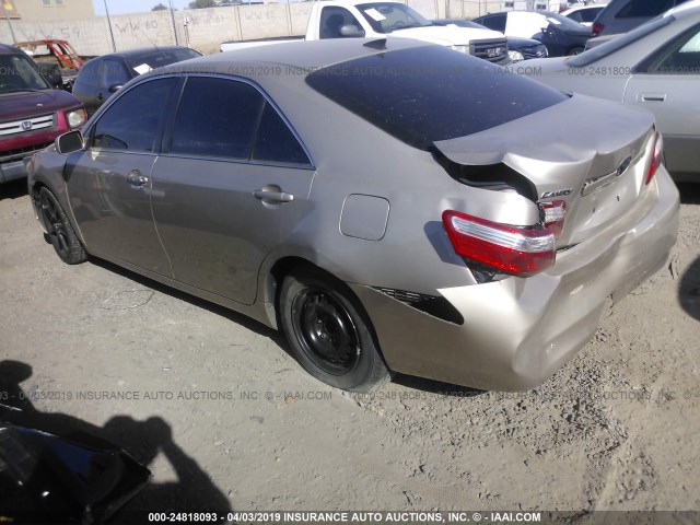 4T1BE46K27U526803 - 2007 TOYOTA CAMRY NEW GENERAT CE/LE/XLE/SE TAN photo 3