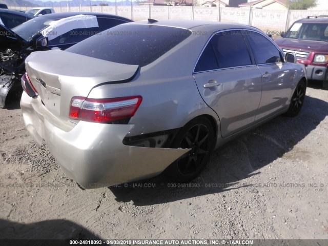 4T1BE46K27U526803 - 2007 TOYOTA CAMRY NEW GENERAT CE/LE/XLE/SE TAN photo 4