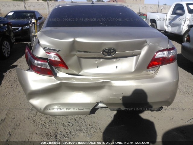 4T1BE46K27U526803 - 2007 TOYOTA CAMRY NEW GENERAT CE/LE/XLE/SE TAN photo 6