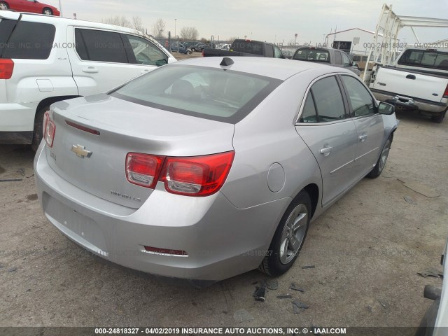 1G11B5SL7EF154396 - 2014 CHEVROLET MALIBU LS SILVER photo 4