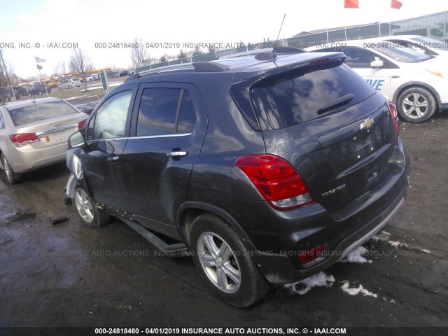 3GNCJPSB9JL154932 - 2018 CHEVROLET TRAX 1LT GRAY photo 3