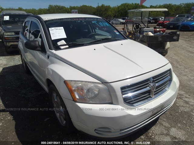 1B3HB48A49D240645 - 2009 DODGE CALIBER SXT WHITE photo 1