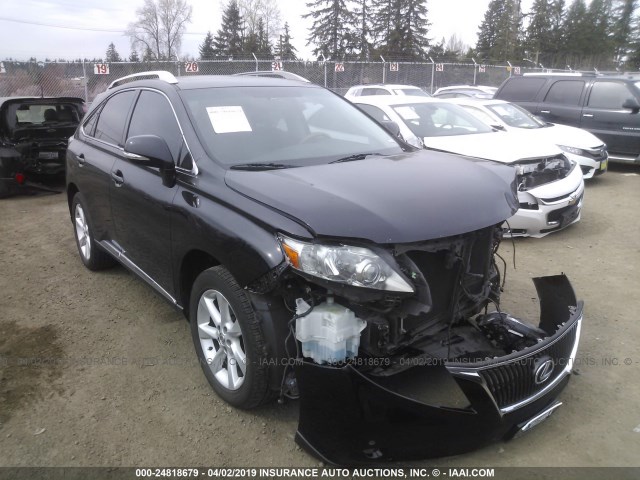 2T2BK1BA8AC004914 - 2010 LEXUS RX 350 BLACK photo 1