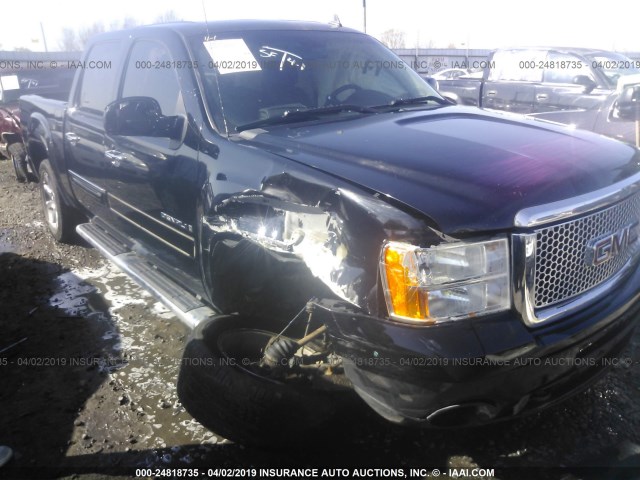 3GTEK03269G268282 - 2009 GMC SIERRA K1500 DENALI BLACK photo 1