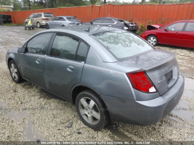 1G8AL55F06Z122913 - 2006 SATURN ION LEVEL 3 GRAY photo 3