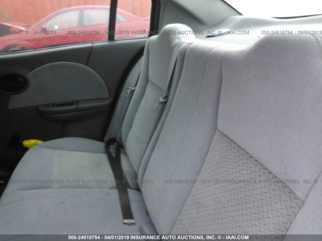 1G8AL55F06Z122913 - 2006 SATURN ION LEVEL 3 GRAY photo 8