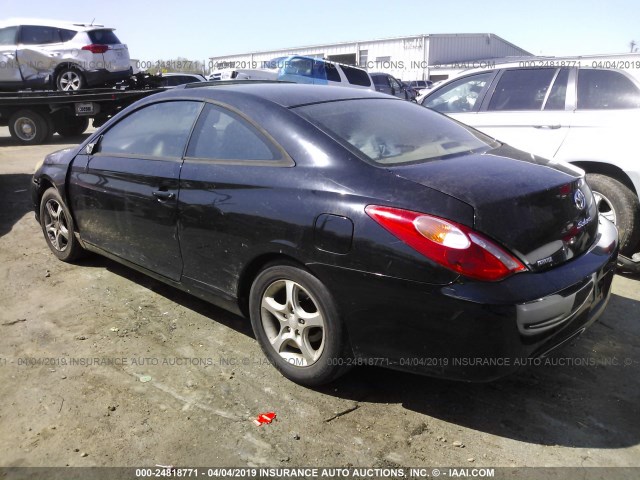 4T1CE38P04U820056 - 2004 TOYOTA CAMRY SOLARA SE/SLE შავი ფოტო 3