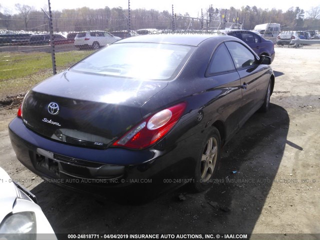 4T1CE38P04U820056 - 2004 TOYOTA CAMRY SOLARA SE/SLE შავი ფოტო 4