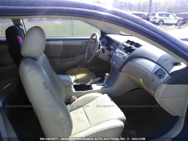 4T1CE38P04U820056 - 2004 TOYOTA CAMRY SOLARA SE/SLE შავი ფოტო 5