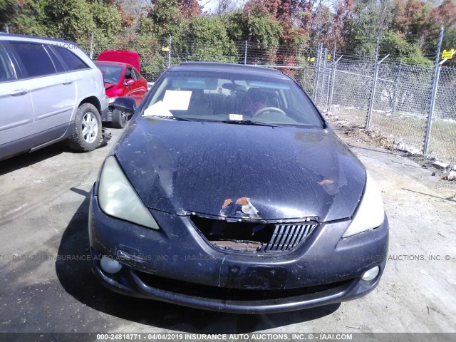 4T1CE38P04U820056 - 2004 TOYOTA CAMRY SOLARA SE/SLE შავი ფოტო 6