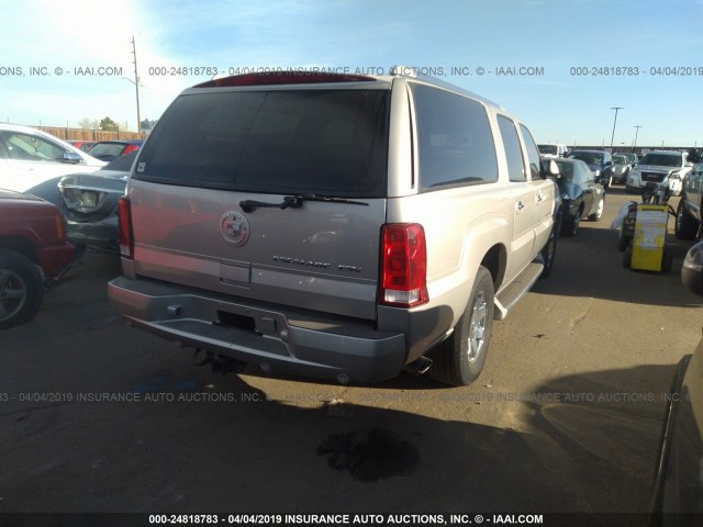 3GYFK66NX4G201815 - 2004 CADILLAC ESCALADE ESV SILVER photo 4