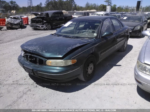 2G4WY52M9W1502269 - 1998 BUICK CENTURY LIMITED GREEN photo 2