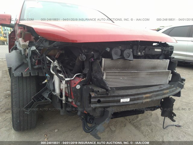 3C4PDCBG0FT610474 - 2015 DODGE JOURNEY SXT RED photo 6