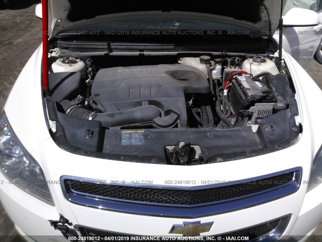 1G1ZH57B584266258 - 2008 CHEVROLET MALIBU 1LT თეთრი ფოტო 10