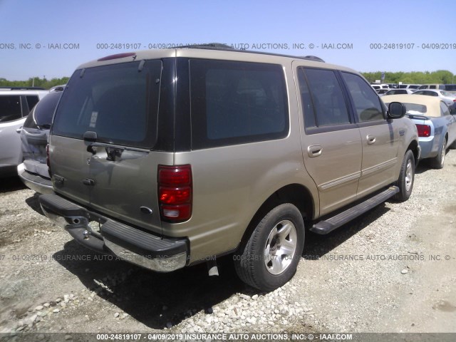 1FMRU1567YLA86895 - 2000 FORD EXPEDITION XLT GOLD photo 4