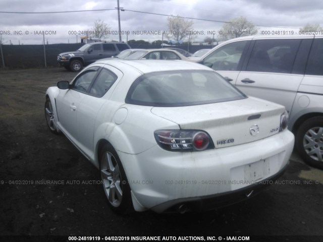 JM1FE17N750142730 - 2005 MAZDA RX8 WHITE photo 3