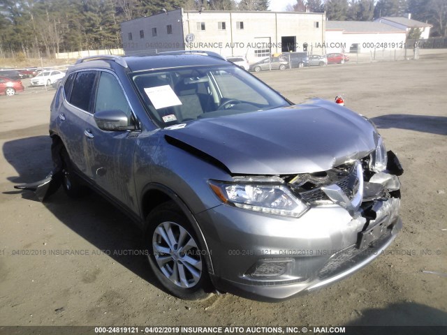 KNMAT2MV7GP613537 - 2016 NISSAN ROGUE S/SL/SV GRAY photo 1