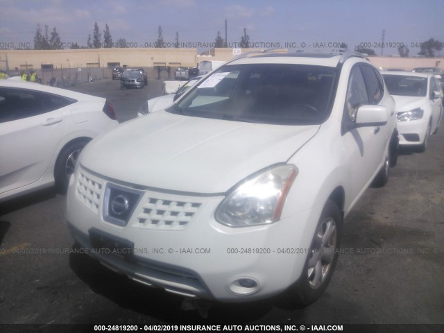 JN8AS5MT9AW007127 - 2010 NISSAN ROGUE S/SL/KROM WHITE photo 2