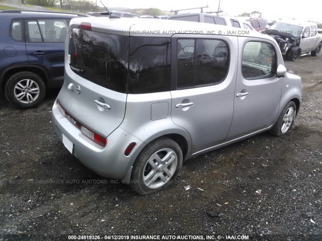 JN8AZ2KR4AT152370 - 2010 NISSAN CUBE S/SL/KROM GRAY photo 4