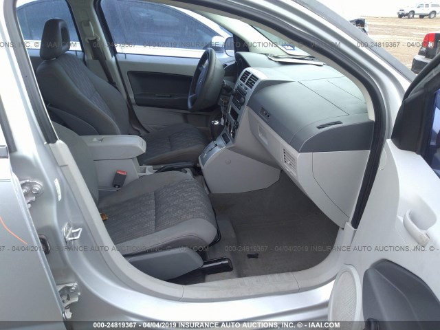 1B3HB28BX7D511282 - 2007 DODGE CALIBER SILVER photo 5