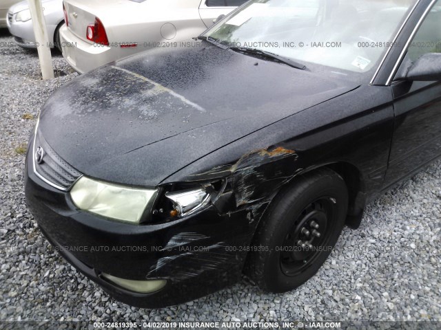 2T1CE22P82C003113 - 2002 TOYOTA CAMRY SOLARA SE BLACK photo 6