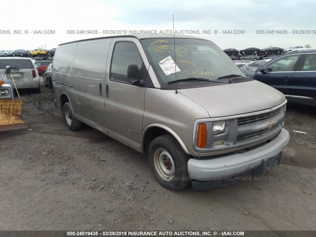 1GCEG15M321223195 - 2002 CHEVROLET EXPRESS G1500  TAN photo 1