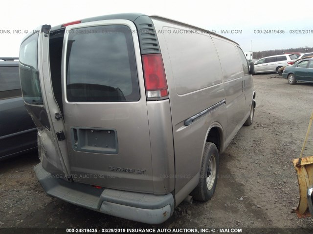 1GCEG15M321223195 - 2002 CHEVROLET EXPRESS G1500  TAN photo 4