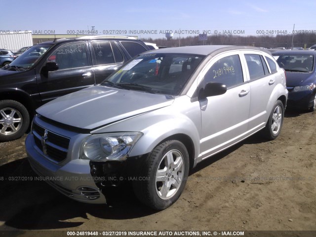 1B3HB48A29D143136 - 2009 DODGE CALIBER SXT SILVER photo 2