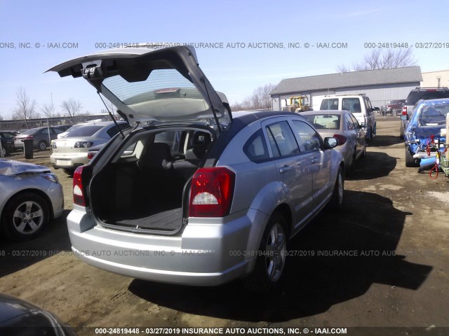 1B3HB48A29D143136 - 2009 DODGE CALIBER SXT SILVER photo 4