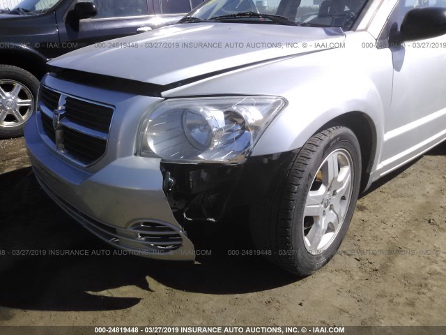 1B3HB48A29D143136 - 2009 DODGE CALIBER SXT SILVER photo 6