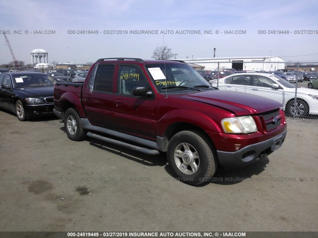 1FMZU77KX4UB71280 - 2004 FORD EXPLORER SPORT TR  RED photo 1