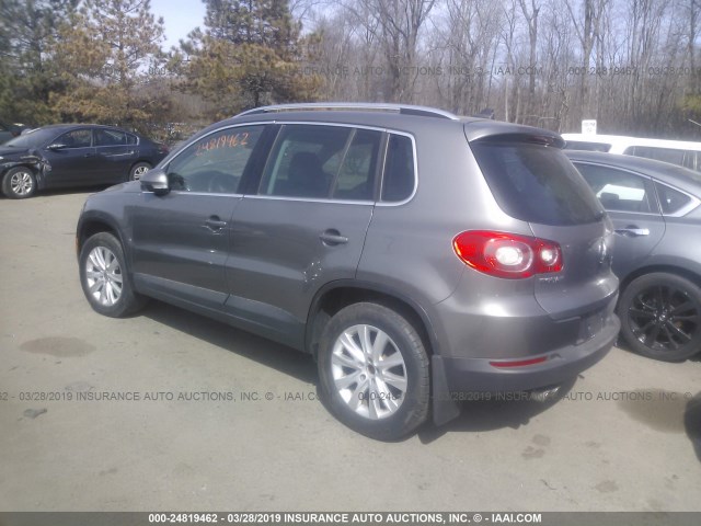 WVGBV75N79W511010 - 2009 VOLKSWAGEN TIGUAN SE/SEL GRAY photo 3