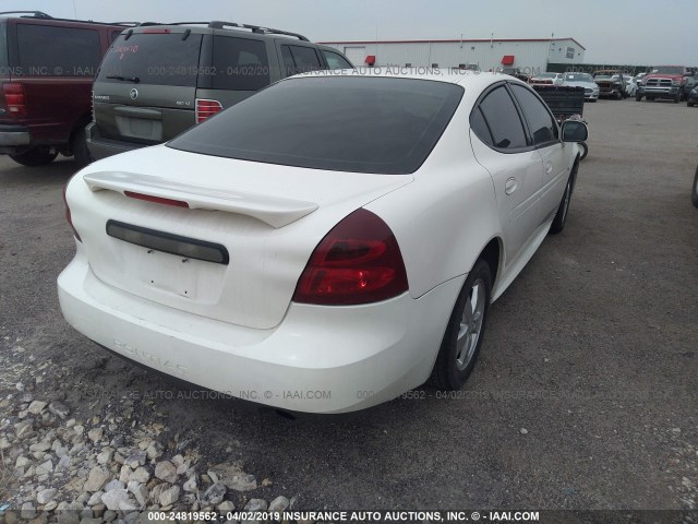 2G2WP552281131674 - 2008 PONTIAC GRAND PRIX WHITE photo 4