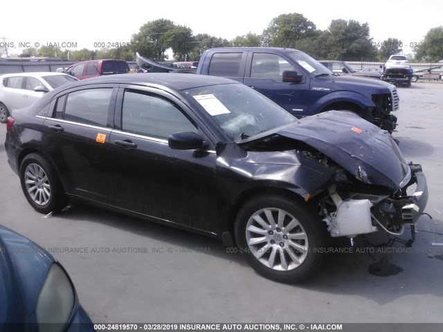 1C3CCBAB3DN704691 - 2013 CHRYSLER 200 LX BLACK photo 1