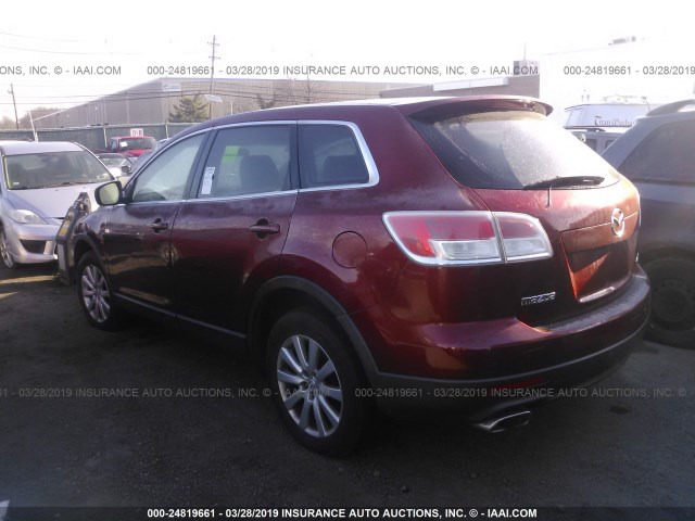 JM3TB38A080136816 - 2008 MAZDA CX-9 RED photo 3