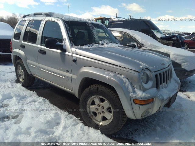 1J4GL58K13W633014 - 2003 JEEP LIBERTY LIMITED SILVER photo 1