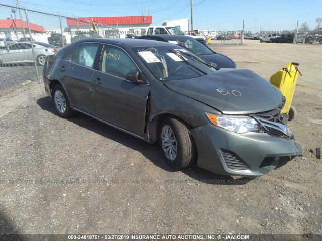 4T4BF1FK4CR170155 - 2012 TOYOTA CAMRY SE/LE/XLE GRAY photo 1